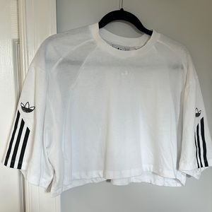 Adidas cropped top size M